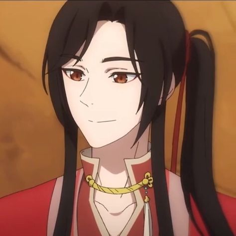 hua cheng icon ## san lang tian guan ci fu donghua heaven official's blessing San Lang Tgcf, Hua Cheng Icon, Heaven Official's Blessing, Hua Cheng, Red, Hair, Anime