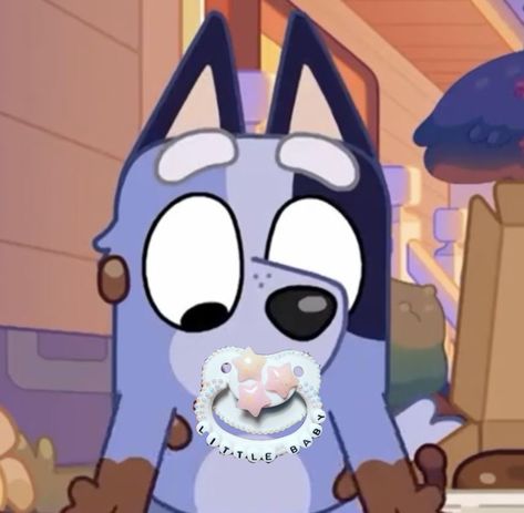 Socks Bluey Pfp, Age Regregression Pfp, Bluey Socks, Bluey Pfp, Small Service Dog, Puppy Space, Bluey Fanart, Bingo Bluey, Lil Space