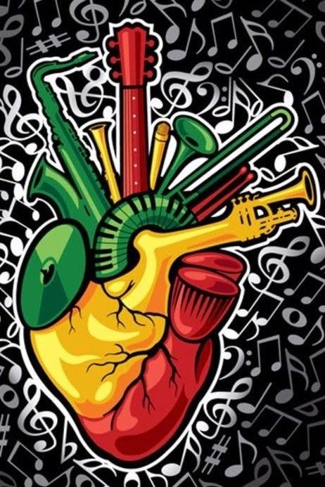 Rasta Art, Reggae Art, Jah Rastafari, Bob Marley Art, Roots Reggae, Afrique Art, Electro Music, Human Heart, Reggae Music