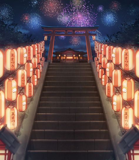 Dress Up Area, Flower Hedge, Mirror Illusion, Festival Aesthetic, Ocean At Night, Golden Time, Japanese Festival, Japanese Temple, Princess Flower