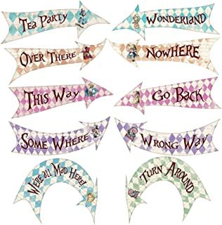 Amazon.com : alice in wonderland party decorations Alice In Wonderland Party Decorations, Tea Party Supplies, Wonderland Party Decorations, Alice In Wonderland Tea Party Birthday, Alice In Wonderland Cakes, Onederland Birthday Party, Mad Hatter Party, Alice In Wonderland Birthday, Alice In Wonderland Tea Party