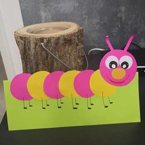 June Crafts, Paper Magic, Kindergarten Crafts, Crafty Moms, Kindergarten Activities, Painting For Kids, Kids Art Projects, Caterpillar, Easy Crafts