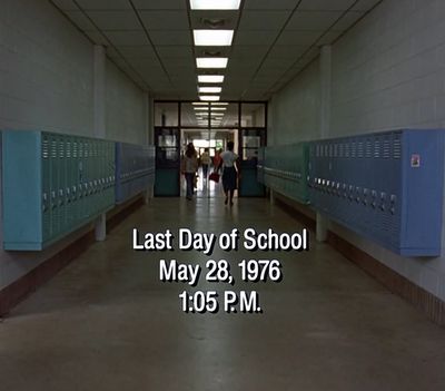 quick,  what movie is this from? Richard Linklater, The Last Day Of School, Starting Line, Dazed And Confused, Last Day Of School, The Last Day, Coming Of Age, Clueless, New Wall