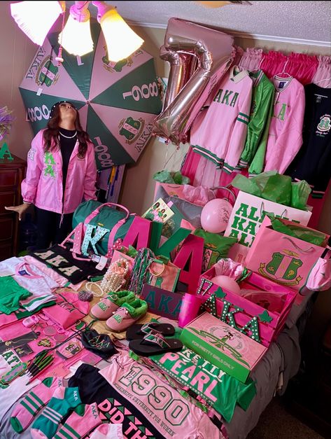 AKA
AKA sorority gifts
Pink and Green room
Crossing Gifts 
Greek
Alpha Kappa Alpha Alpha Kappa Alpha Crafts Diy, Aka Sorority Pillows, Alpha Kappa Alpha Probate Outfits, Aka Diy Gifts, Probate Outfits Greek, Aka Gifts Diy Alpha Kappa Alpha, Aka Probate Gifts Room, Probate Outfit Greek Aka, Aka Gift Ideas