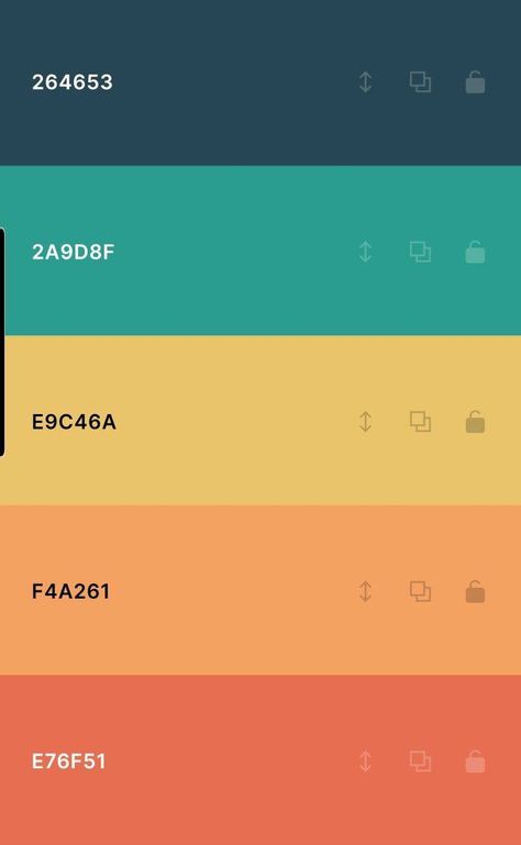 Flat Color Palette, Color Design Inspiration, Cool Color Palette, Hex Color Palette, Color Palette Challenge, Palette Design, Color Schemes Colour Palettes, Palette Art, Brand Color Palette