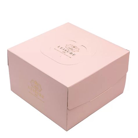 Cake Box Design Packaging Ideas, Cake Box Design, Box Food Packaging, Food Packaging Boxes, Pink Boxes, Cake Boxes Packaging, Pink Cake Box, Dessert Box, Food Box Packaging