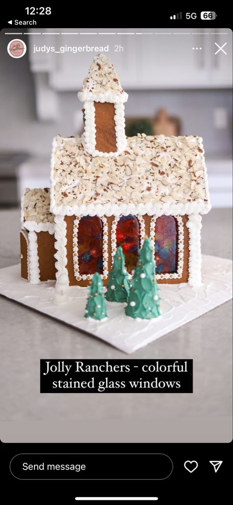 Jolly Rancher Stained Glass Window, Jolly Rancher Gingerbread House Windows, Homemade Gingerbread House, Christmas Bakes, Gingerbread Ideas, Homemade Gingerbread, Themed Activities, Jolly Rancher, Jolly Roger