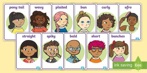 Hairstyle Posters Children Types Of Hair Styles, Hair Dressers, Role Play Areas, Display Posters, Hairdresser Salon, Types Of Hair, Poster Display, Free Teaching Resources, Hair Dresser