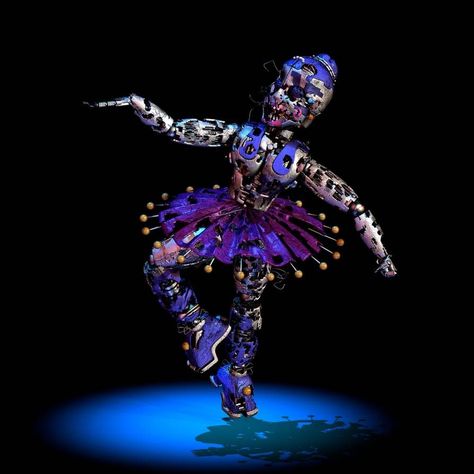 Stylized Ballora, Fnaf Sister Location Ballora, Orville Elephant, Fnaf Animatronic Oc, Animatronic Oc, Fnaf Nightmare, Markiplier Fnaf, Ballora Fnaf, The Imposter