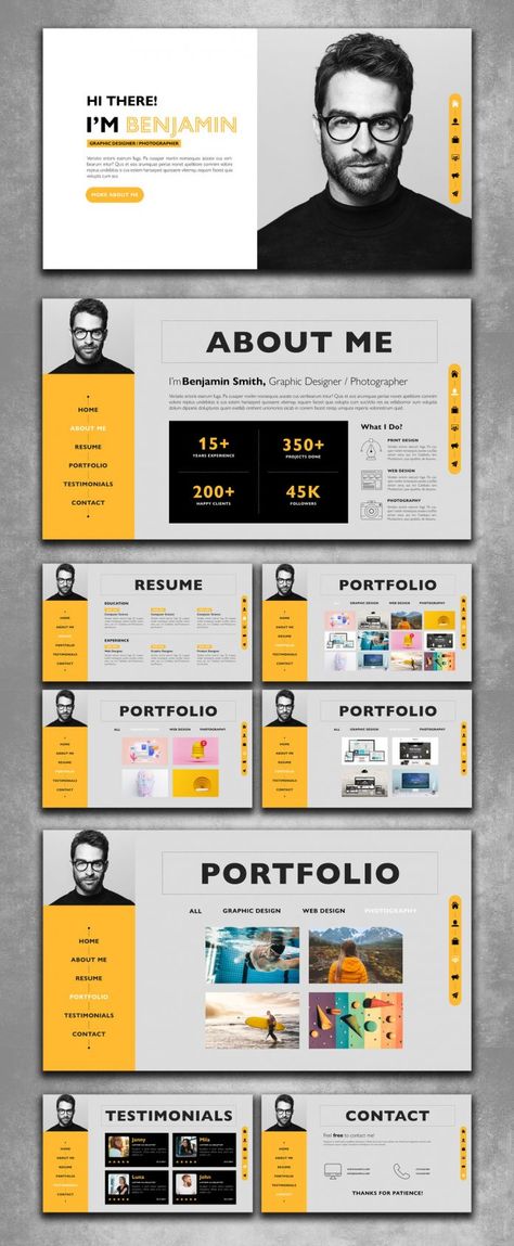 Portfolio Design Layouts, Cv Website, Webdesign Portfolio, Design Portfolio Layout, Graphic Design Portfolio Book, Desain Ux, Tech Website, Mẫu Power Point, Graphic Design Portfolio Examples