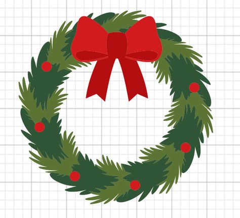 Christmas Wreath SVG Clipart Make do-it-yourself projects easy and fun! Print, cut designs or make your own printable iron on transfers, wall art, greeting cards or party decor! High quality files, easily create your own projects. Files will be emailed upon payment. *Re-selling our digital files is STRICTLY PROHIBITTED Embroidery Clipart, Christmas Wreath Svg, Wreath Svg, Art Greeting Cards, Felt Book, Wreath Christmas, Cut Design, Christmas Wreath, Cricut Silhouette