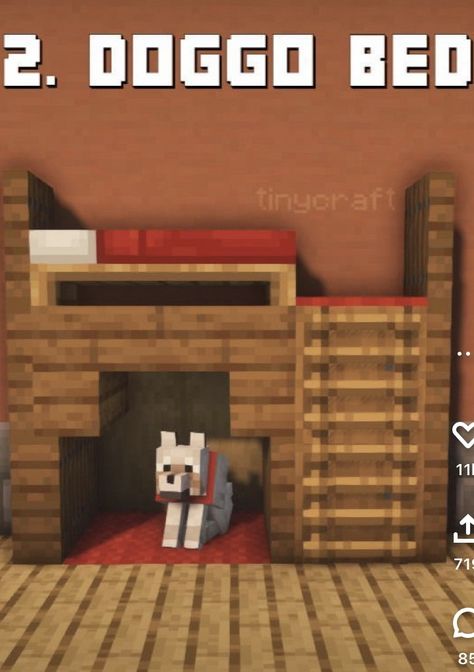 Minecraft Loft Bed, Minecraft Bed, Brown Bed, Minecraft Inspo, Minecraft Blueprints, Minecraft Ideas, Safe Haven, Minecraft Designs, Bed Ideas