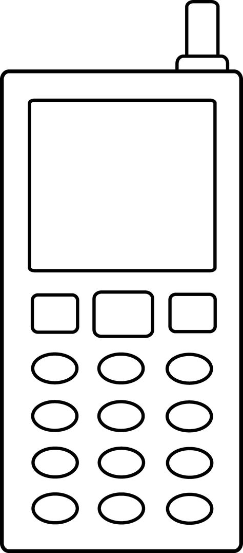 Phone Coloring Page, Candy Coloring Pages, Bratz Coloring, Space Party Decorations, Phone Template, Math Materials, Printable Pictures, Best Cell Phone, Phone Ideas