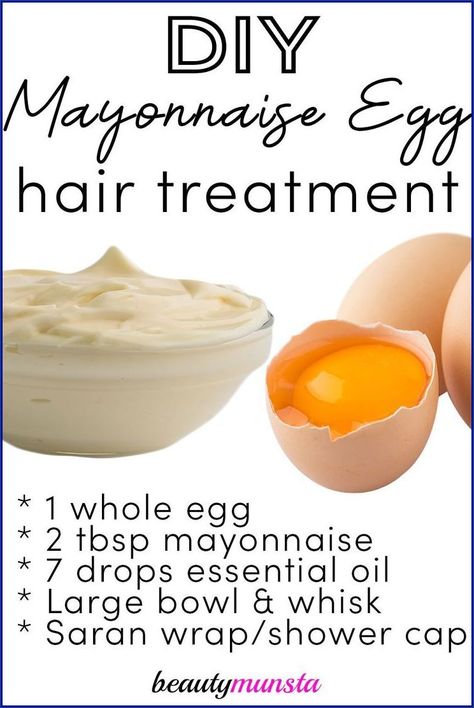 Advice: Use a hair growth supplement with saw palmetto to prevent hair loss. #haircare #hair #hairfall Mayonnaise Hair Treatments, Mayonnaise Hair Mask, Hair Frizz Control, Dry Hair Mask, Egg Hair Mask, Egg For Hair, Hair Mask Recipe, Deep Conditioning Hair Mask, Conditioning Hair Mask