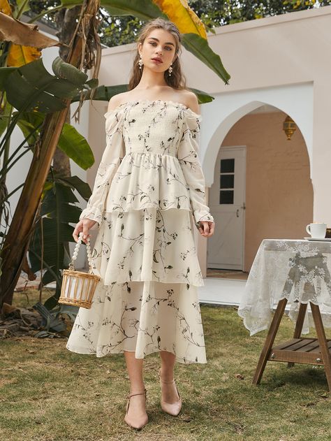 Party Wear Western Dresses, Coachella Dress, Beige Boho, Utsav Fashion, Garden Party Dress, Holiday Party Dresses, Party Wear Dresses, Boho Women, Western Dresses