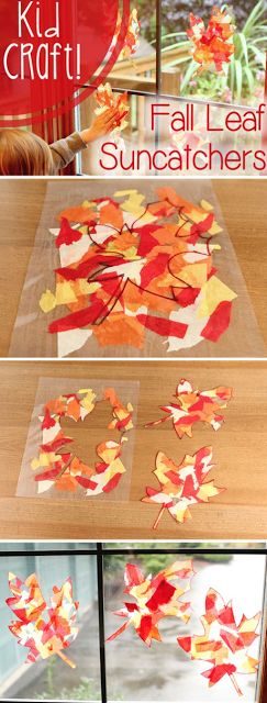 \    I love the fall! The Florida heat is almost tolerable and we can go outdoors again.  I also love fall crafts.  Please don't tell anyo... Autumn Leaves Craft, Kids Falling, Kids Fall Crafts, Fall Preschool, Leaf Crafts, Fall Crafts For Kids, Autumn Crafts, Fall Leaf, Childrens Crafts