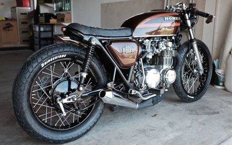 CB550 Four - Inazuma café racer Cb550 Cafe Racer, Cb 750 Cafe Racer, Cb Cafe Racer, Cb 450, Cafe Racer Design, Vintage Cafe Racer, Bobber Custom, Moto Cafe, Motos Honda