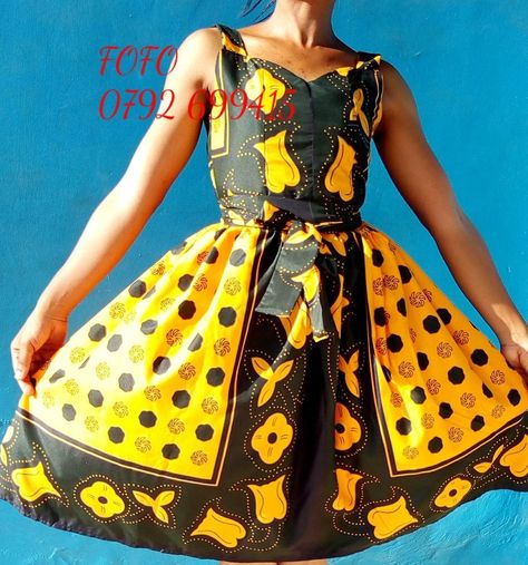 Kanga Dress Designs, Kitenge Designs, Kitenge, African Wax Print, African Dresses, African Print Fashion, African Wear, Wax Print, African Dress