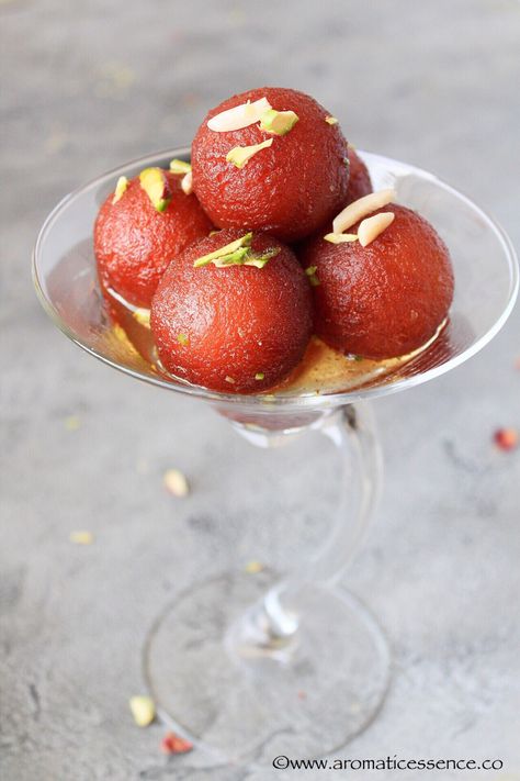 Gulab Jamun Recipe | How To Make Gulab Jamun (With Khoya/Mawa) - Aromatic Essence Desserts Photoshoot, Gulab Jaman, Recipe Using Milk, Easy Samosa Recipes, Masala Puri, Vegetable Samosa, Gulab Jamun Recipe, Samosa Chaat, Jamun Recipe