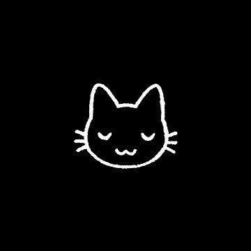 Black Png Icons Background, Cute Black Icons, Watermark Ideas, Cat App, Folder Templates, Android Theme, Black App, Cat Doodle, Black Icon