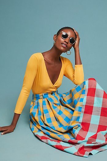 Ropa Upcycling, Mode Instagram, Chique Outfits, Mara Hoffman, Looks Chic, Plaid Skirt, Work Outfits Women, Outfits Women, Fashion Mode