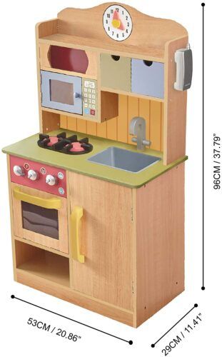 Top Toys 2021: Wooden Kitchen Playsets – SPG Family Adventure Network Daycare Playroom, Kitchen Playsets, Classroom Preschool, Play Phone, Wood Cafe, Kitchen Playset, Kitchen Sets For Kids, Gourmet Meals, Wooden Play Kitchen