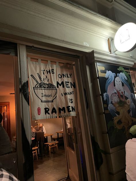 the only men i want is ramen quote in Japanese restaurant funny quote Ramen Shop Aesthetic, Japanese Ramen Aesthetic, Japanese Restaurant Aesthetic, Ramen Aesthetics, Ponyo Aesthetic, Ramen Aesthetic, Cosy Aesthetic, Ramen Shop, Japanese Ramen