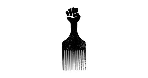 Afro Comb Tattoo, Fist Tattoo, Afro Comb, Tattoos Inspo, Red Ink Tattoos, Graphic Design Tools, Art Geometric, Design Tools, Red Ink