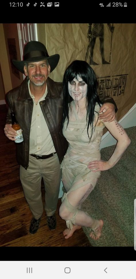 Mummy Couples Costume, The Mummy Halloween Costumes, Mummy Costume Couple, Mummy Couple Costume, Mummy Costume Women, Princess Ahmanet, Witchcraft Meaning, Magick Crafts, Mummy Halloween Costume