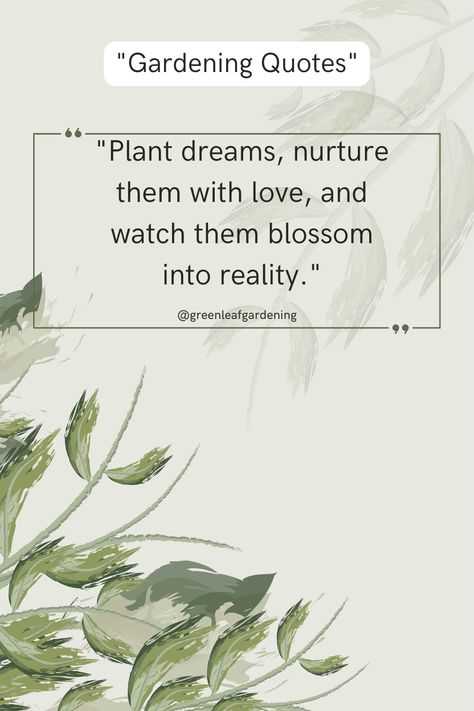 Quotes Gardening, Gardening Quotes, Garden Quotes, Wonder Quotes, Quote Board, I Think Of You, Clay Ideas, Inspiration Quotes, Green Leaf