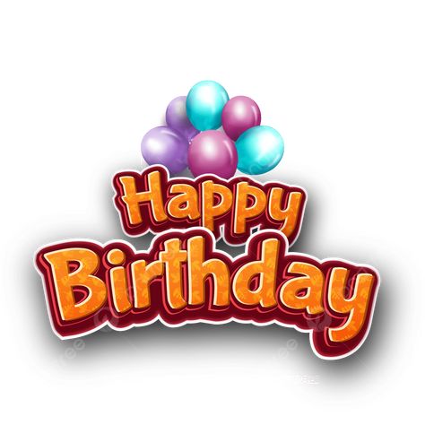 Happy Birthday Font Style, Happy Birthday 3d, Birthday Font, Happy Birthday Font, Art Text, Happy Birthday Text, Facebook Art, Birthday Art, Birthday Text