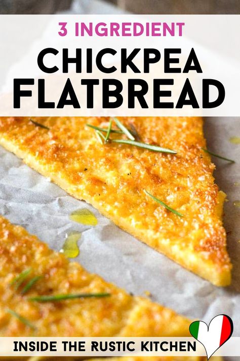 Italian Chickpea Flatbread, Chickpea Flour Tofu, Chickpea Flour Dessert Recipes, Chickpea Flour Focaccia, What To Make With Chickpea Flour, Chickpea Naan Bread, Vegan Recipes With Chickpea Flour, Gram Flour Flatbread, Chickpea Flour Flatbread