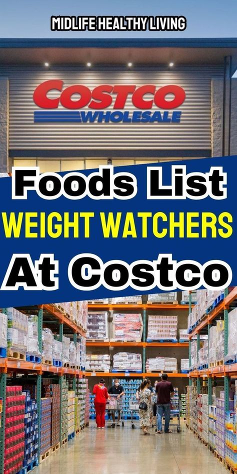 This list of Weight Watchers food to buy at Costco is a lifesaver! Instead of having to look up and search every label, you can easily know whether or not it's compatible with your WW diet. This list is perfect for meal planning and shopping while on the Weight Watchers diet. Check out this shopping list right now! Weight Watchers Grocery List, Weight Watcher Shopping List, Weight Watchers Points List, Weight Watchers Food, Ww Meal Plan, Costco Shopping List, Weight Watchers Program, Costco Shopping, Costco Meals