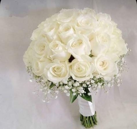 Fresh Flower Wedding Bouquets, Fresh Flower, Flower Wedding, White Roses, Bouquets, Prom Dresses, Roses, Prom, Dresses