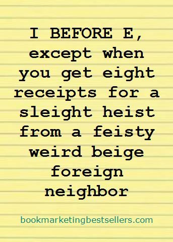 Study Rules, I Before E, How To Write Better, Grammar Jokes, English Grammar Rules, Good Grammar, English Spelling, Write Better, Spelling Rules