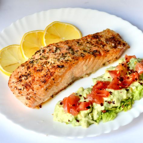 Loaded with butter, lemon juice, garlic, and some herbs, this keto Air Fryer salmon is healthy, gluten-free, and takes only 20 minutes to cook. Salmon Air Fryer Recipes Garlic Butter, Keto Salmon Meal, Keto Salmon Air Fryer, Easy Keto Salmon Recipes, Healthy Dinner Recipes Air Fryer Salmon, Salmon Air Frier Recipes, Awaken 180 Recipes, Best Air Fried Salmon, Salmon Recipes Baked Healthy Air Fryer