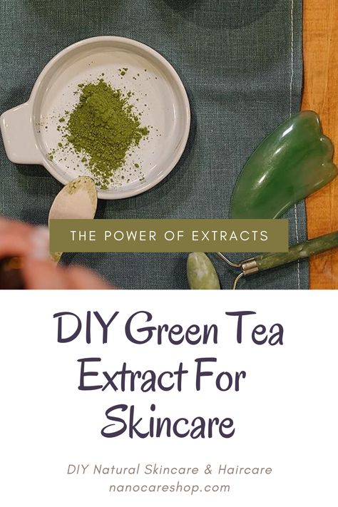 How do we prepare the green tea extract for skincare? This article will show you how easy it is. Green tea is a staple beverage for many, but it also has incredible benefits for your skin. Green tea extract is a popular ingredient in skincare. Making your own green tea extract at home is easy and affordable. Green Tea Extract Benefits, Green Tea Skin Care, Diy Extracts, Green Tea Oil, Green Tea Face, How To Make Greens, Green Tea Benefits, Skin Lotion, Green Tea Extract