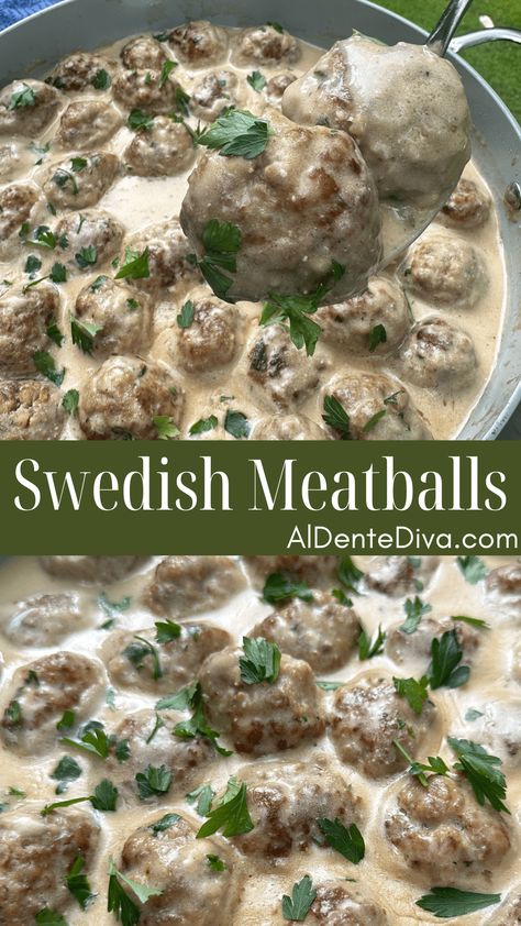 SWEDISH MEATBALLS Meatballs In Gravy, Meatloaf Meatballs, Traditional Meatloaf, Easy Baked Beans, Easy To Make Recipes, Onion Dip Recipe, Meatballs And Gravy, Meatball Sauce, Meatball Recipes Easy