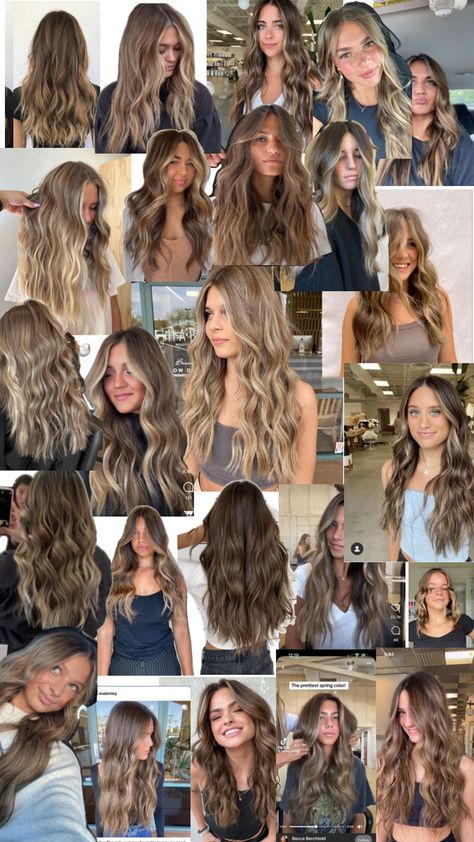 Maddison Fisher, Curls With Highlights, Light Brunette Hair, Summer Blonde Hair, Hairstyle Examples, Brown Hair Looks, Brown Hair Inspo, Bronde Hair, Brunette Hair With Highlights