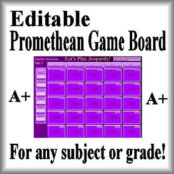 Promethean Board Activities, Promethium Board, Interactive Whiteboard Activities, Carcassonne Board Game, Freckle Juice, Smart Board Activities, Jeopardy Template, Smart Board Lessons, Educational Technology Tools