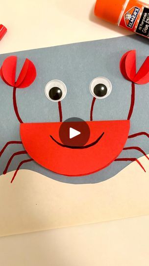 7.7K views · 360 reactions | Crab Craft 🦀🦀

Follow @artsandcrafts4kids for more ideas! 🌟
.
.
.
#sensoryactivities #artsandcrafts #diyartsandcrafts #activitiesforkids #kidsactivities #earlychildhoodeducation #playlearningideas #crab | Mel  |  Early Childhood Educator | Weezer · Happy Together Crab Crafts For Kids, Crab Craft, Crab Crafts, Early Childhood Educator, Coca Cola Can, Weezer, Happy Together, Sensory Activities, Early Childhood Education