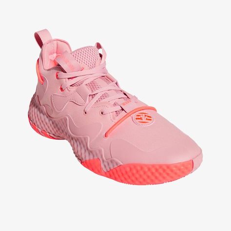 Harden Vol 6 Pink, Harden Vol 6, Shoe Wishlist, James Harden, Nba Jersey, Mid Top, Pink Adidas, Nike Huarache, Basketball Shoes