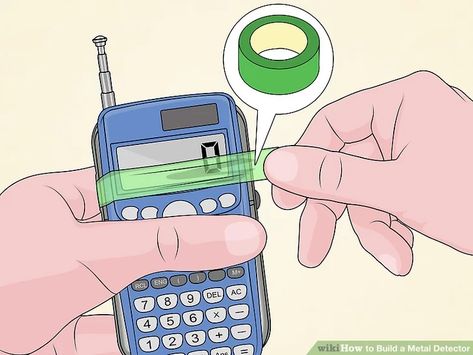 3 Ways to Build a Metal Detector - wikiHow Metal Detektor, Metal Detecting Tools, Whites Metal Detectors, Metal Detector Reviews, Garage Storage Racks, Gold Detector, Survival Books, Radio Channels, Metal Detectors