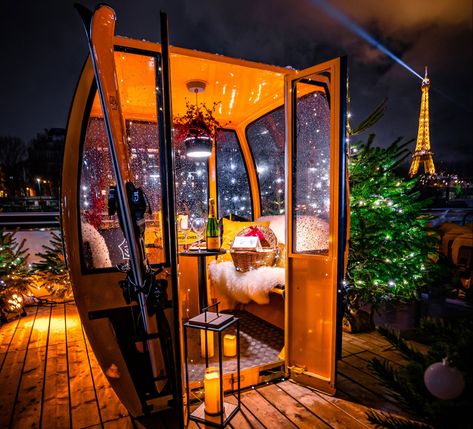 Ski Lift Chair, Ski Gondola, Ski Hut, Ski Bar, Gondola Lift, Ski House Decor, Evening In Paris, Ski Room, Ski Lodge Decor