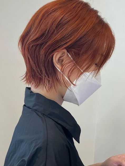 Korean Layered Haircut, Hush Cut Short, Korean Hush Cut, Long Hair Korean, Hush Cut, Hair Korean, Really Short Hair, Asian Short Hair, Dyed Hair Inspiration