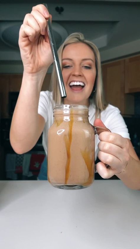 Nicole Renard (@nicole_thenomad) Official TikTok | Watch Nicole Renard's Newest TikTok Videos Snickers Smoothie, Nicole The Nomad, Tiktok Watch, In A Jar, Tiktok Videos, On Repeat, Smoothie Bowl, Mason Jar Mug, Popsicles