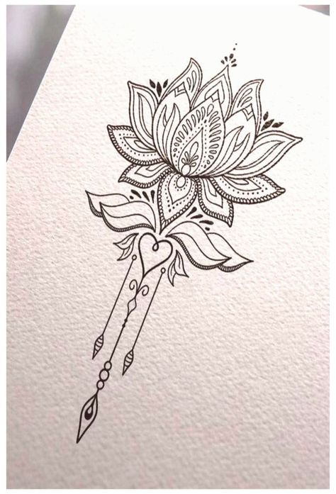 Lotusblume Tattoo, Lotus Flower Tattoo Design, Tattoo Diy, Polynesian Tattoos, Tattoo Trend, Geometric Tattoos, Cat Tattoos, Tiny Tattoo, Japanese Sleeve