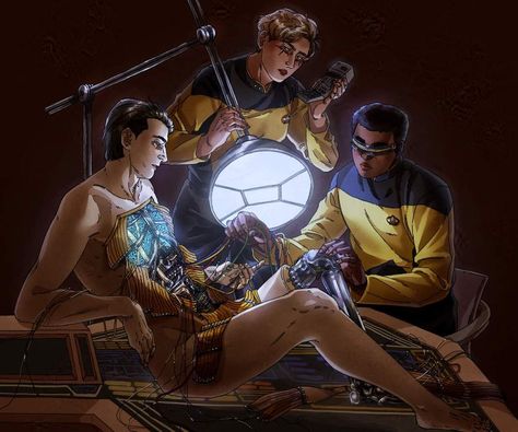 Star Trek Data, Spock And Kirk, Star Trek Ds9, Deep Space 9, Star Trek Episodes, Star Trek Spock, Star Trek Funny, Star Trek Series, Star Trek Art