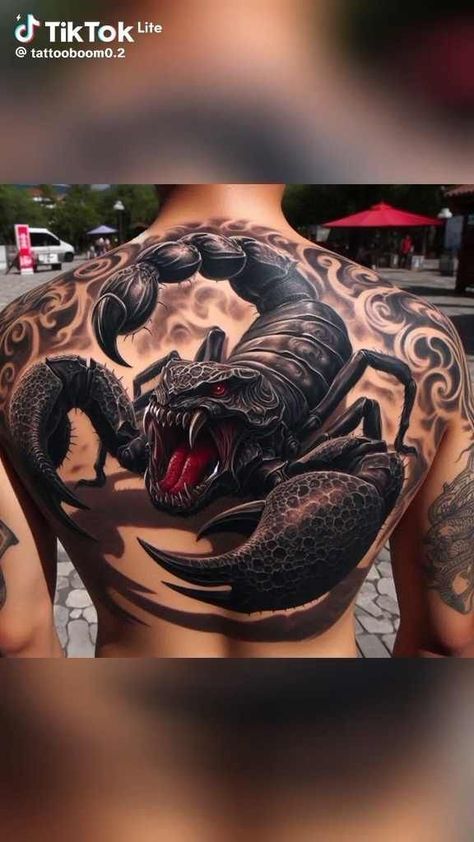 Scorpio Tattoo Design, Dragon Koi Tattoo Design, Flying Phoenix Tattoo, Tattoo Scorpio, Most Beautiful Tattoos, Tatoo 3d, Always Tattoo, Shoulder Movement, Cover Up Tattoos For Women