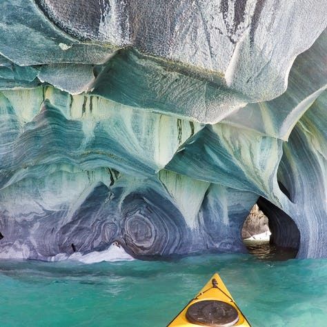 Marble Caves Chile, Patagonia Marble, Patagonia South America, Marble Caves, Patagonia Travel, Impossible Pie, Diego Velazquez, Travelling Ideas, Chile Travel